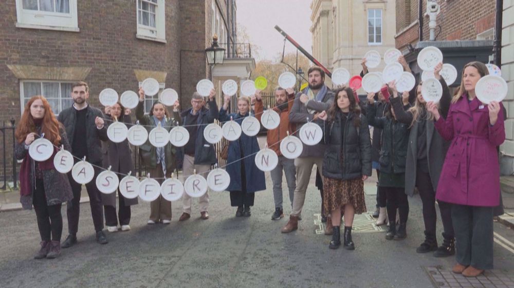 London demo calls for lifting of Israeli blockade of Gaza 
