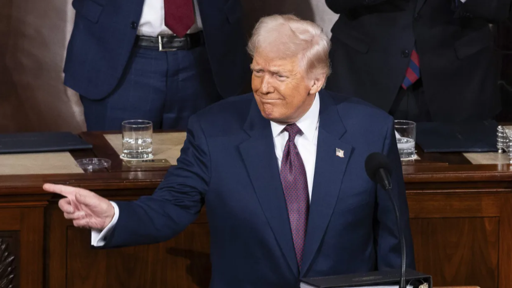 I ‘brought back free speech to America’: Trump boasts in Congress after he bans ‘illegal’ protests