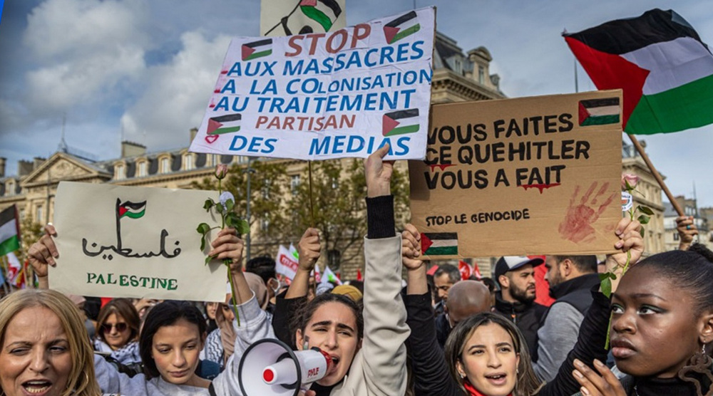 Slamming France’s double standards on Gaza